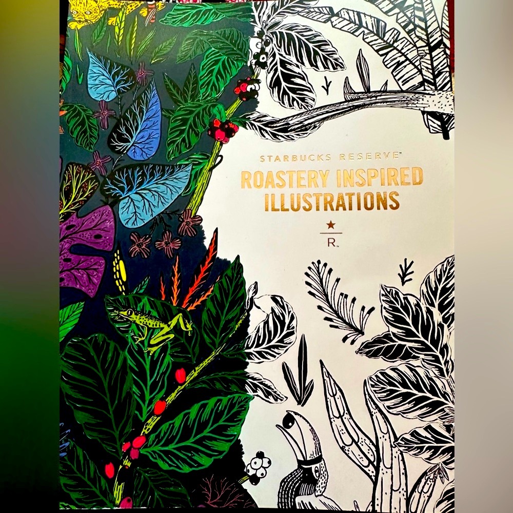 STARBUCKS RESERVE™
ROASTERY INSPIRED ILLUSTRATIONS-NWT coloring book